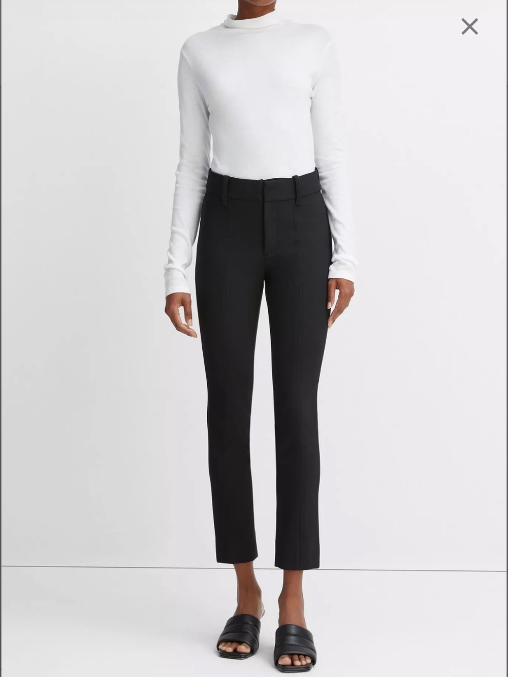NWT - Vince High Rise Stretch Ponte Pant | Women’s 8, Navy Blue